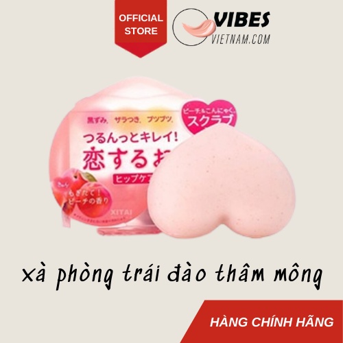 Xà phòng trái đào Pelican giảm thâm mông làm trắng làm dưỡng ẩm da Nhật Bản - vibesvietnam