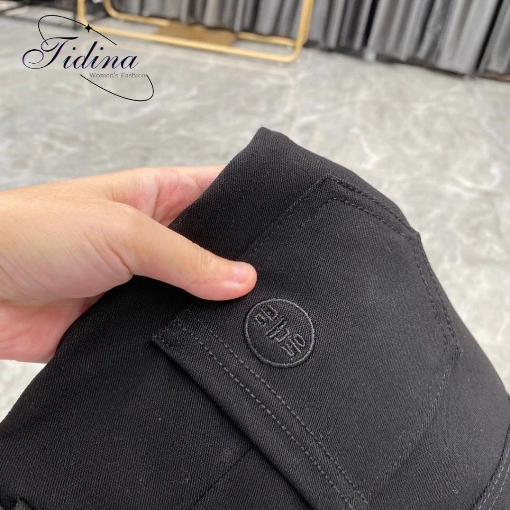 Quần Legging Cạp Cao TIDINA Quần Legging Nữ dáng dài cạp cao 2 khuy năng động trẻ trung phù hợp mọi phong cách