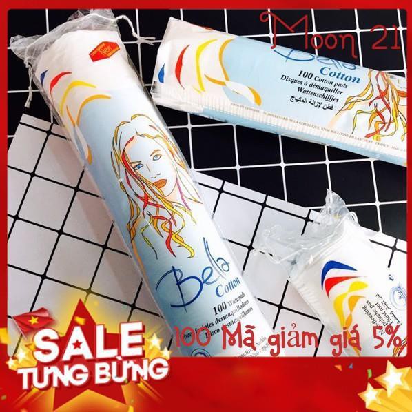 Combo 3 bông tẩy trang Duo Cotton 120 Miếng Auth Hàn Quốc