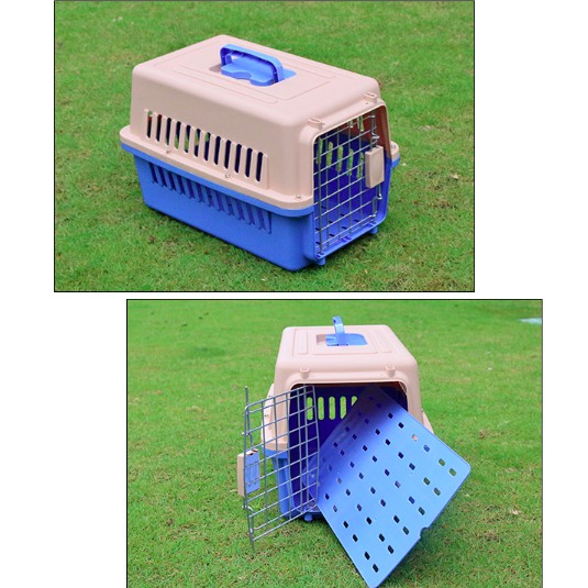 [48*32*32cm] Lồng Vận Chuyển Hàng Không Chó Mèo Size XS