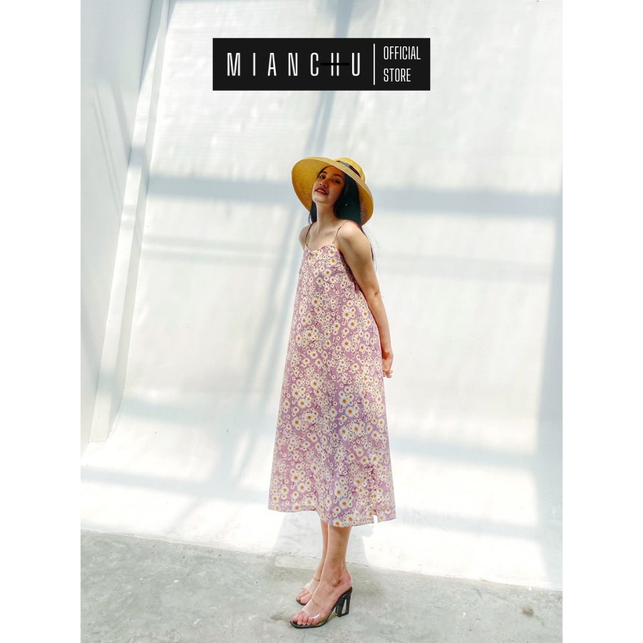 Đầm Maxi Hai Dây MIANCHU Vải đũi mền mịn không nhăn D2DFS01 | BigBuy360 - bigbuy360.vn