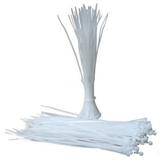 Bộ 100 dây buộc kéo thít rút nhựa nịt cố định dây cáp 10cm 20cm