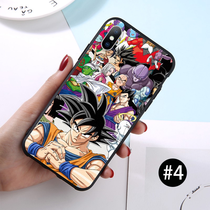 Ốp điện thoại bằng TPU mềm in hình Dragon Ball cho iPhone SE 2020 7Plus XR 6 6S 11 Pro Max XSMAX 7 8 X XS 8Plus