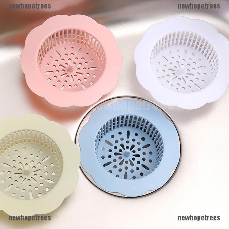 newhopetree Durable Sink Drain Filter Bathtub Hair Catcher Stopper Shower Hole Filter Cover
