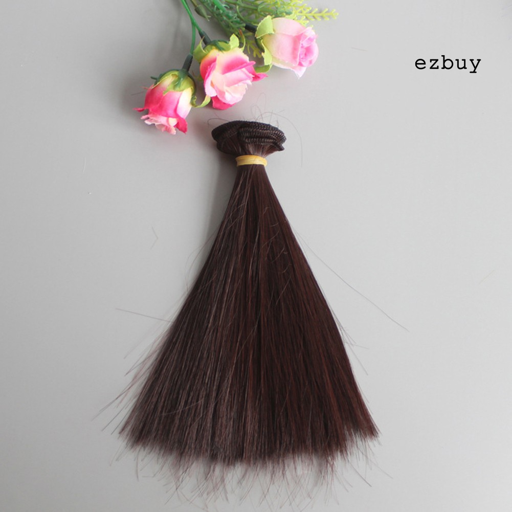 Tóc giả thẳng dài 15cm cho búp bê BJD/SD dễ thương xinh xắn
