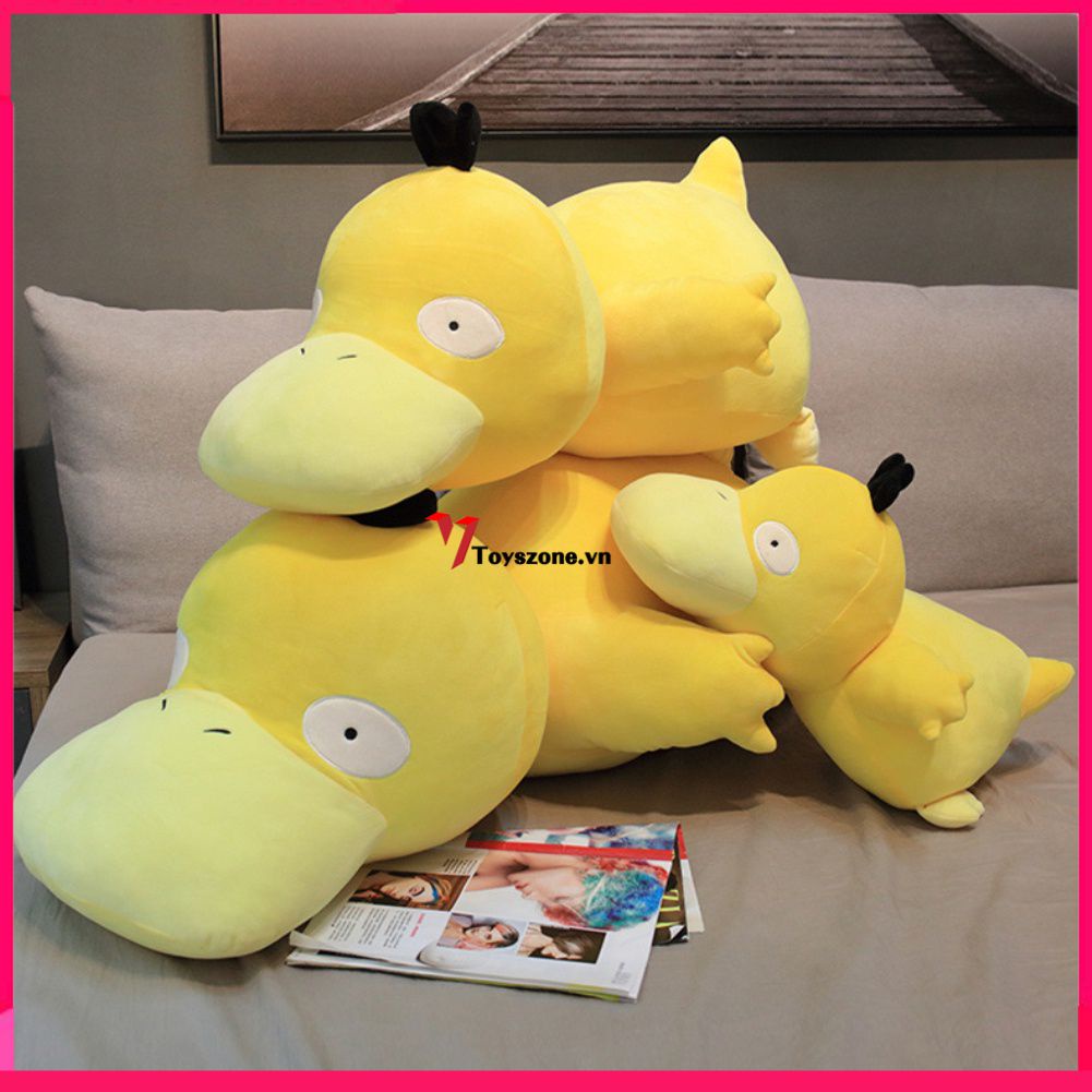 Psyduck Pokemon Gối Hoạt Hình dễ thương làm gối ôm ,Vịt Vàng Sang Trọng Búp Bê Đồ Chơi Trẻ Em Quà Tặng