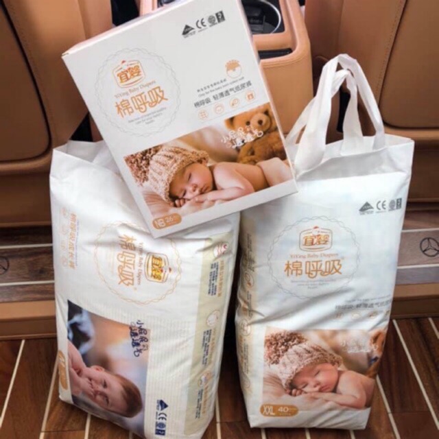 Tã/ bỉm dán/ quần YIYING nội địa Trung Quốc nbD26/S72/MD60/LD52/XlD44/XXLD36 / QM60/QL52/QXl44/QXXL3