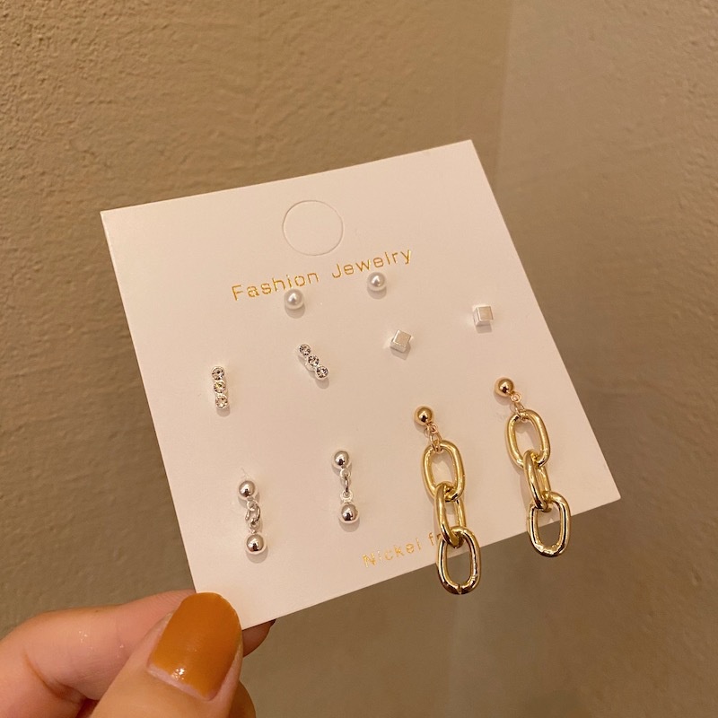 Bộ Khuyên Tai Nữ Trang Tạo Hình Độc Đáo