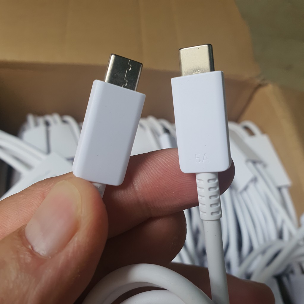 Cáp 5A Dài 1.8m Chính Hãng Samsung, Dùng Cho Củ 45W, 65W, Chip Đời Mới Sạc Siêu Nhanh
