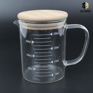 Ca Định Lượng Thủy Tinh Nắp Gỗ