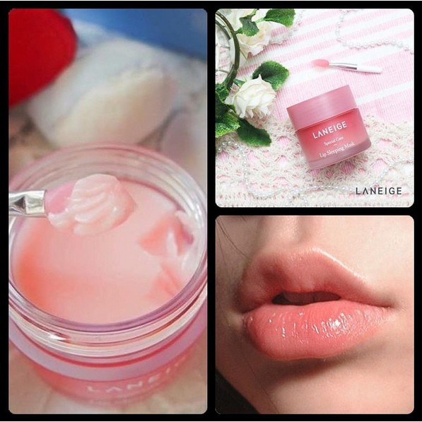 (Size mini) Mặt Nạ Ngủ Dưỡng Ẩm Môi Và Phục Hồi Môi Thâm Laneige Special Care Lip Sleeping Mask 3g