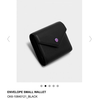 Ví charles & keith đen xxs