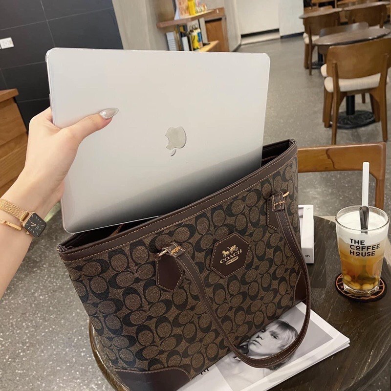 Túi xách nữ đeo vai phù hợp công sở đi học đi làm cỡ lớn vừa A4 thời trang cao cấp đẹp DC512