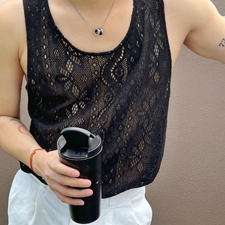 Áo tanktop UNCLÉ Black Lace