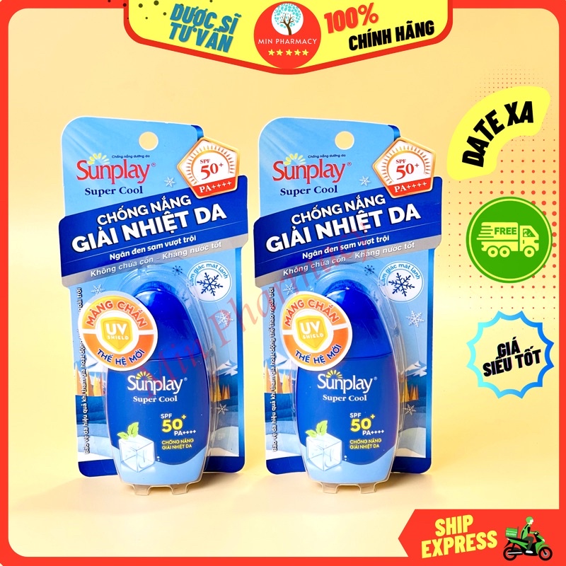 Sữa Chống Nắng Sunplay Làm Mát Da SPF50+/PA++++ 30g Super Cool - Minpharmacy