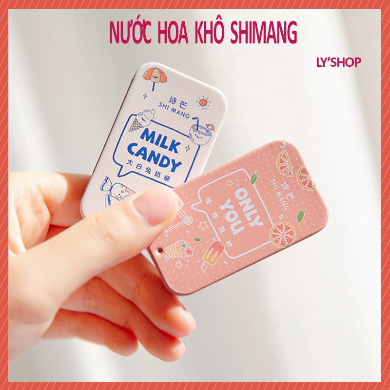 [SỈ ] Nước Hoa Khô SHIMANG🔥𝑭𝑹𝑬𝑬𝑺𝑯𝑰𝑷🔥 Nước hoa khô mini dạng sáp ShiMang mùi hương trái cây nhiệt đới.LYSHOP