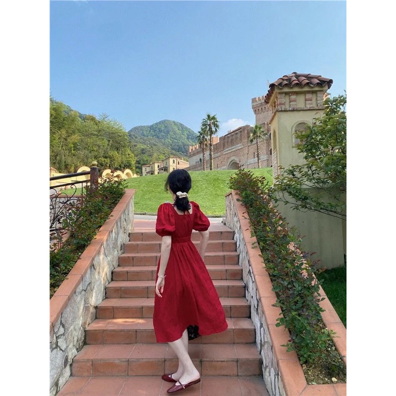 [Mã FAGREEN1505 giảm tới 30K đơn 99K] Váy Tay BỒng bèo trắng xinh xắn tiểu thư | BigBuy360 - bigbuy360.vn