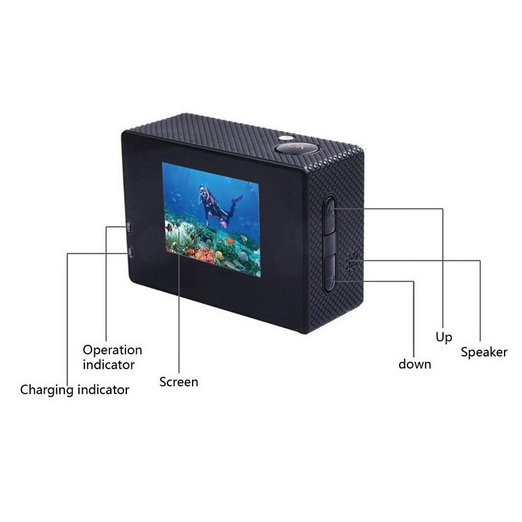 Camera Hành Trình Sj4000 Full Hd 1080p 12mp Chống Ar 30m