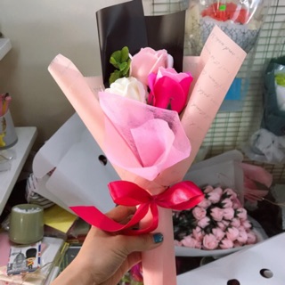 20 bó hoa sáp bó 3 bông sỉ 15k/ bó