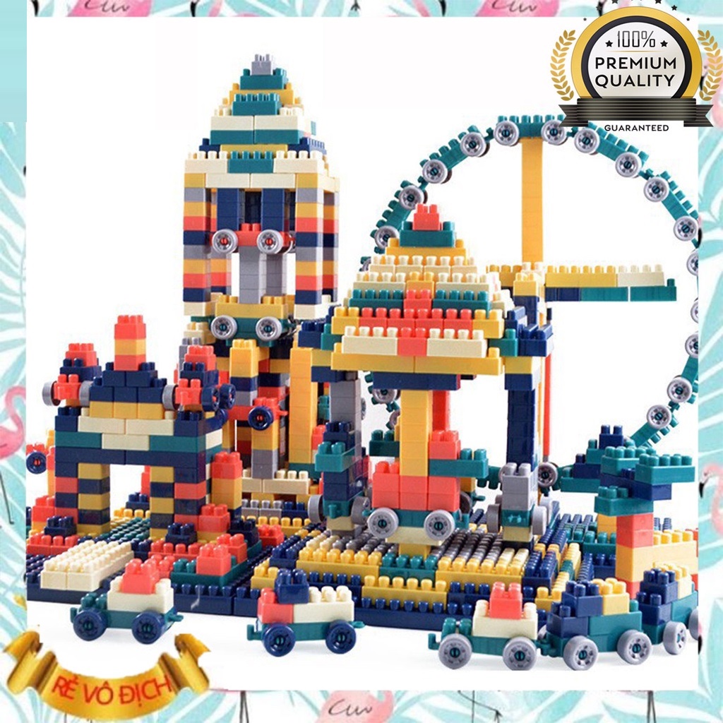 [HOT] Đồ chơi cho bé, Bộ lego xếp hình 520 chi tiết [FREESHIP] - Đồ chơi phát triển tư duy, phát triển trí tuệ