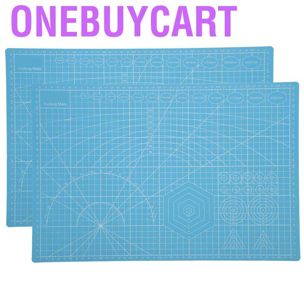 2 Miếng Lót Cắt Giấy A3 Bằng Nhựa Pvc 11.8x17.7 Inches