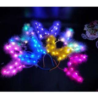 Bờm phát sáng tai thỏ cho bé