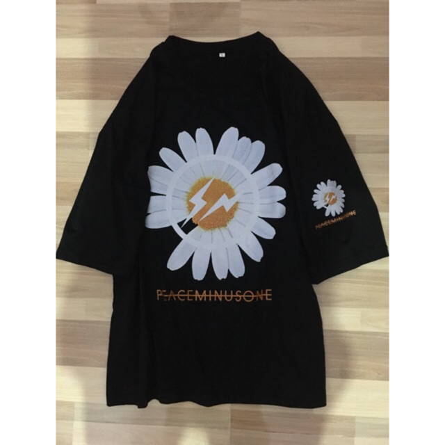 [ ảnh thật], áo hoa cúc tay lỡ unisex form rộng, chất đẹp
