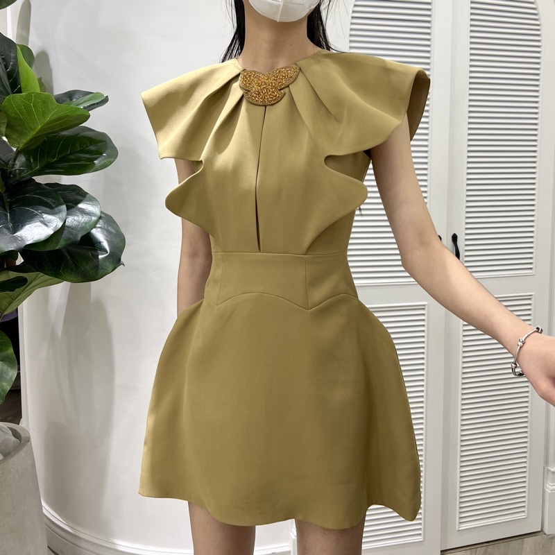 Đầm thân cánh bướm đính đá KAIA DRESS