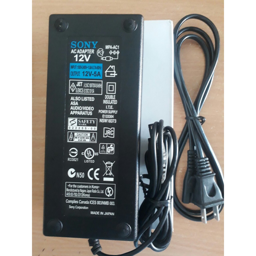 Nguồn Adaptor Sony (12V - 5A)