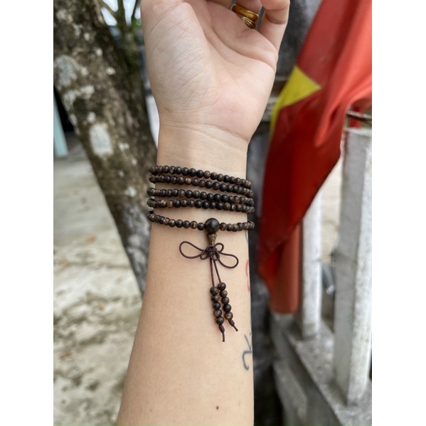 Vòng Trầm Hương 4mm 108 hạt 4mm 216 Hạt - Trầm Hương Sánh Chìm