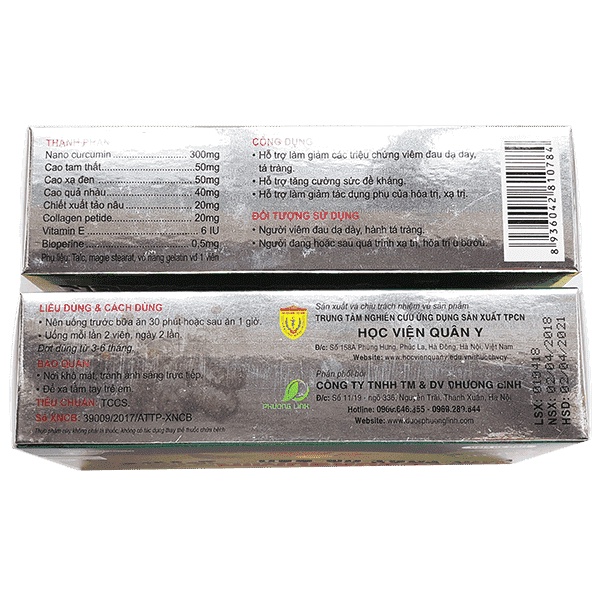 Nano Curcumin Tam Thất Xạ Đen Plus