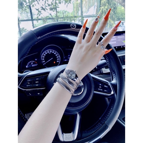 Đồng Hồ Nữ Just Cavalli Quấn Hai Vòng Cao Cấp MTW-14