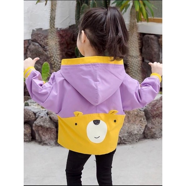 Áo Khoác cho bé, Áo khoác gió cho bé trai bé gái kiểu dáng Chữ tay ngộ nghĩnh Cao Cấp - full size cho bé
