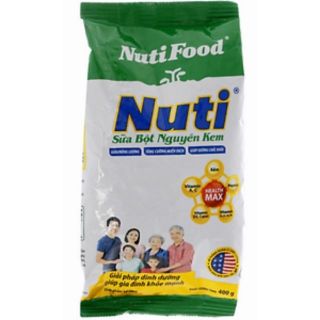 Sữa bột nguyên kem NutiFood bịch 400g