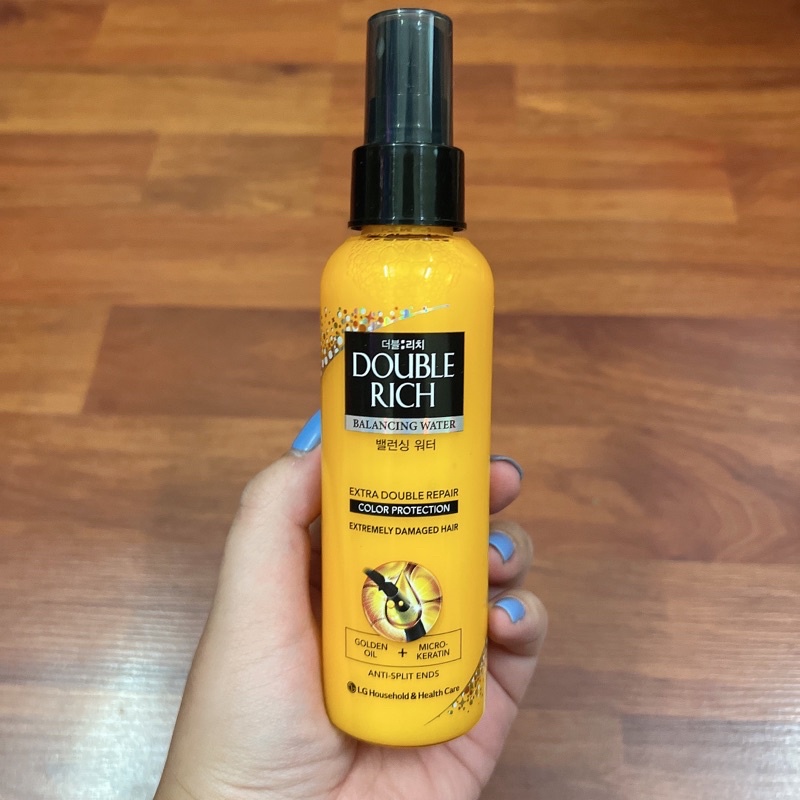 Xịt Dưỡng Tóc Cho Tóc Hư Tổn Double Rich Balancing Water Extra Double Repair 120ml
