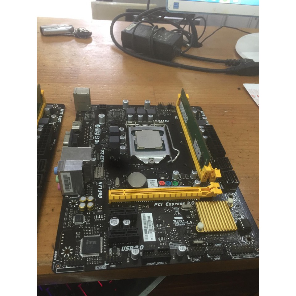 Main H110 gigabye, Clorfull,Biostar ....còn bảo hành dài tại hãng đẹp như mới