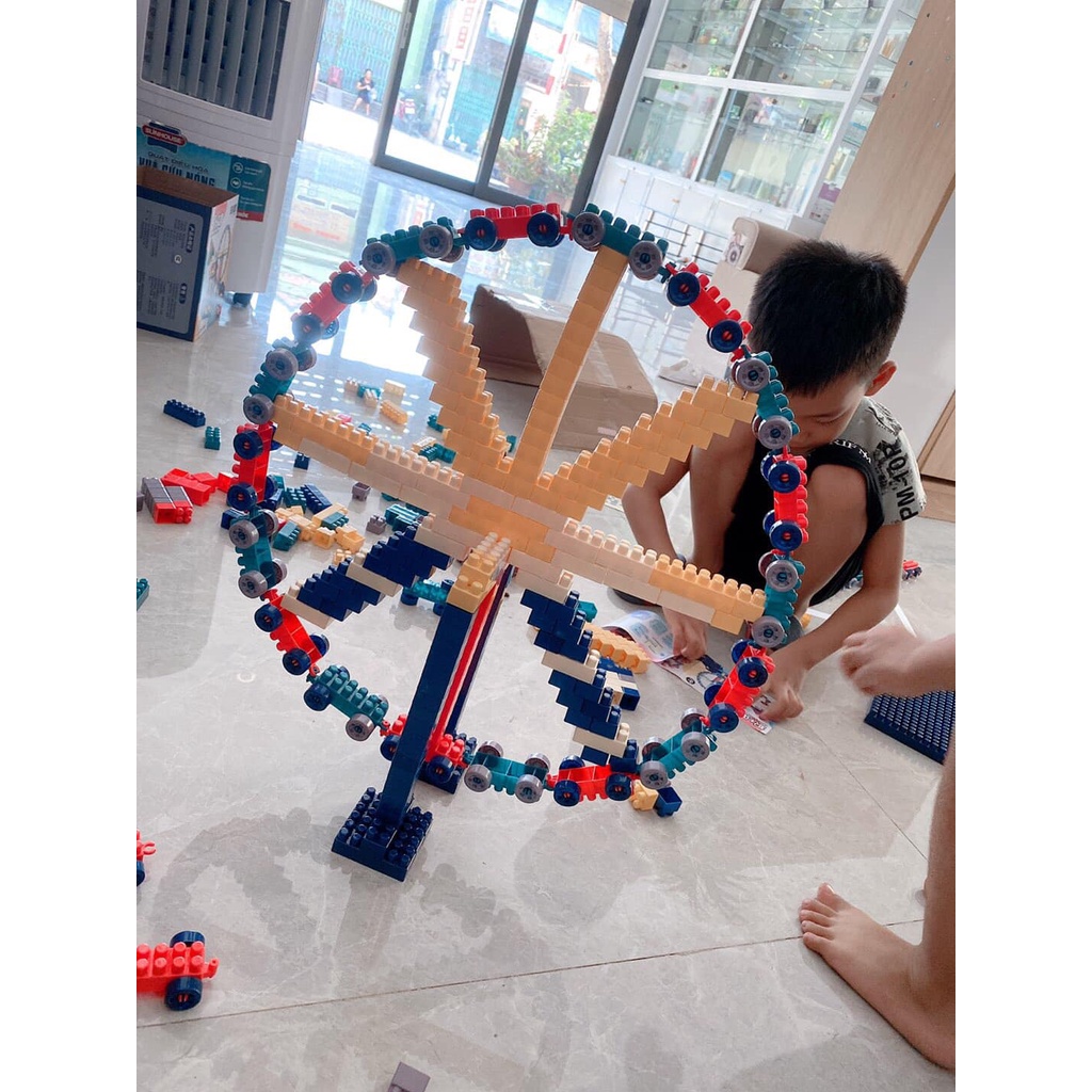 Đồ chơi lego 520 chi tiết sáng tạo cho bé , đồ chơi tăng khả năng tư duy phát huy trí tuệ cho trẻ em