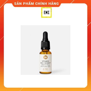 Vitamin D3 K2 MK7 Sunday tăng chiều cao, chống còi xương cho trẻ nhỏ dưới 4 tuổi 20 ml – Đủ bill