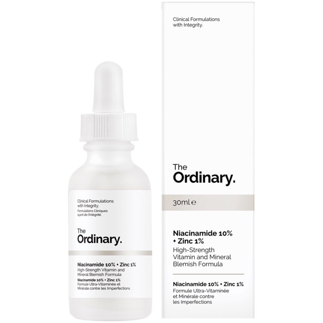 Serum ngừa mụn The Ordinary Niacinamide 10% + Zinc 1% (30mL) | BigBuy360 - bigbuy360.vn