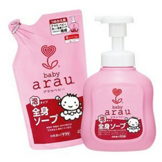Combo Sữa tắm Arau chai 450ml+túi 400ml