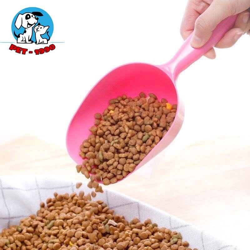 Xẻng Xúc/Thìa Nhựa Xúc Hạt Thức Ăn Cho Chó Mèo Chất Liệu Nhựa PP Cao Cấp