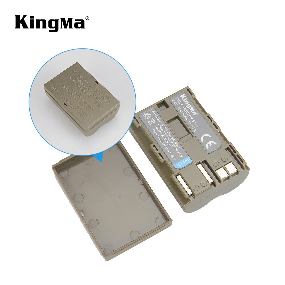 Pin+Sạc BP-511A  Cho Canon EOS 5D 10D 20D 20Da 30D 40D 50D 300D