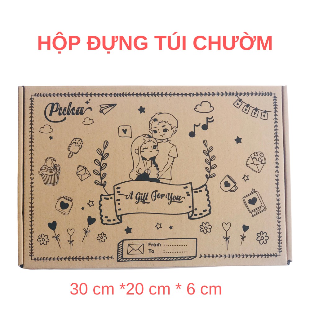 Túi chườm nóng đau bụng kinh Puha VIP quà tặng bạn gái, túi chườm sưởi ấm nóng lạnh đa năng
