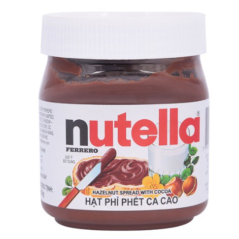 Mứt hạt phỉ phết cacao Nutella hũ 680g