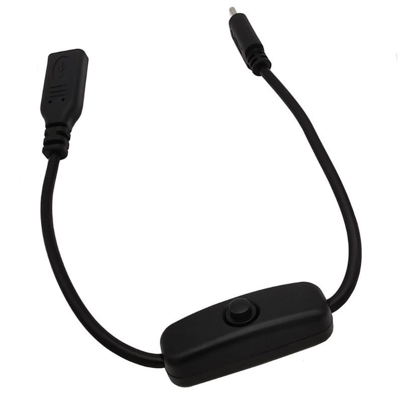 Dây Cáp Nguồn Mở Rộng 5V USB C Male Sang Female Có Công Tắc Bật Tắt Dành Cho Điện Thoại Thông Minh / Máy Tính Bảng