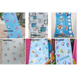 decal doremon (nhiều mẫu) có keo sẵn cuộn 5m