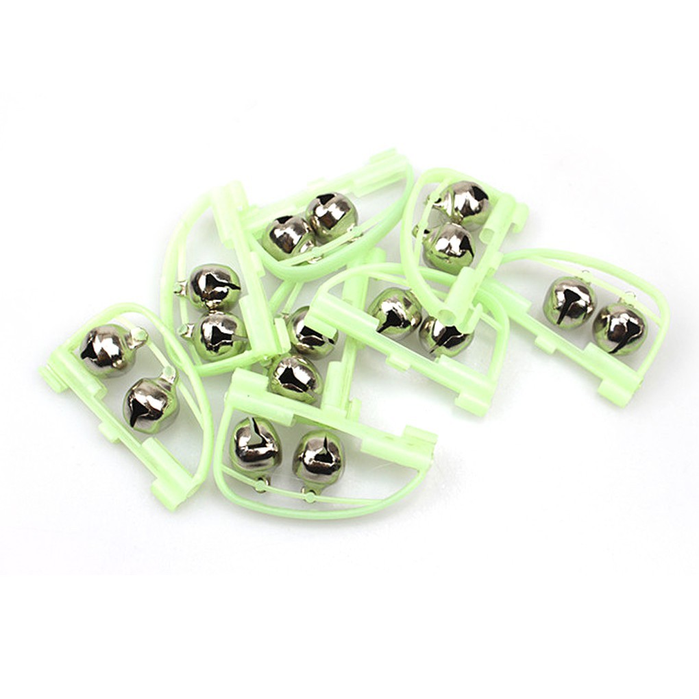 Cặp chuông hợp kim nhôm đèn báo gắn cần câu cá