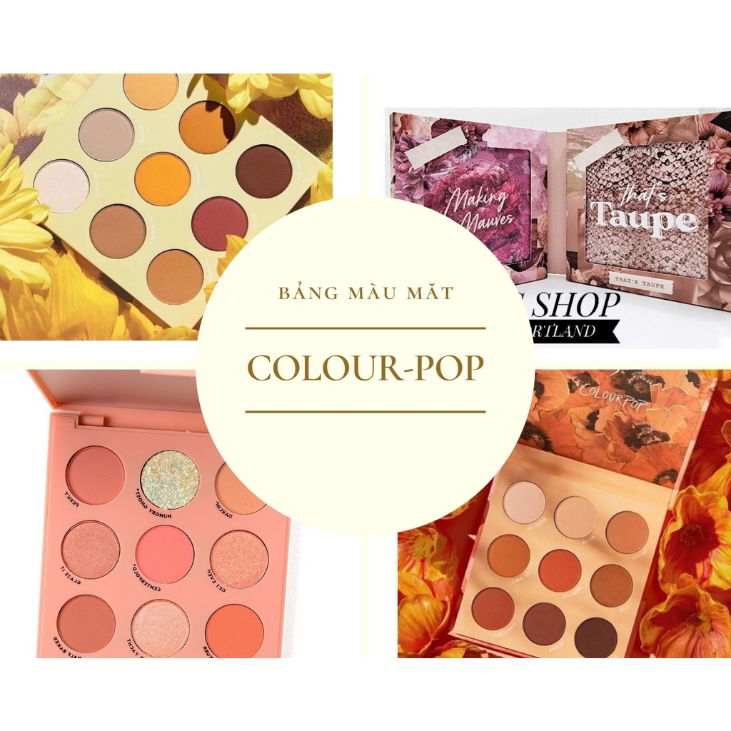 Bảng màu mắt Colourpop - Phấn Mắt 9 ô Colorpop Eyeshadow Palette