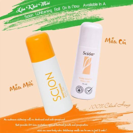 Lăn Khử Mùi Scion Pure White Roll On Nuskin 75ml