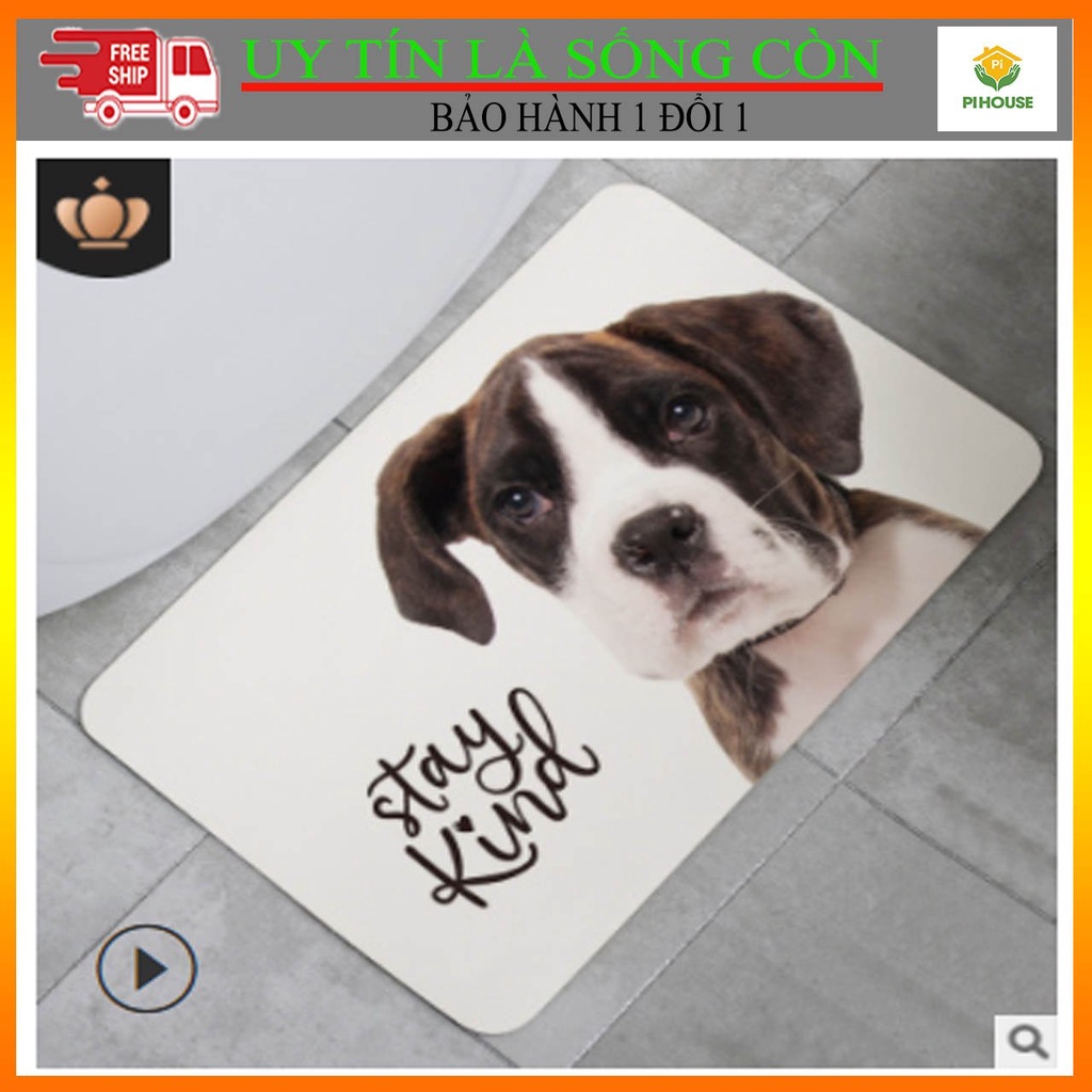 Thảm Chân Siêu Mềm Siêu Dày, Siêu Thấm Nước Chất Liệu Chống Trượt